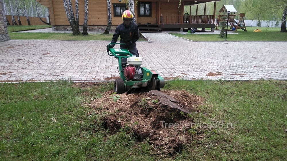 удаление пней 